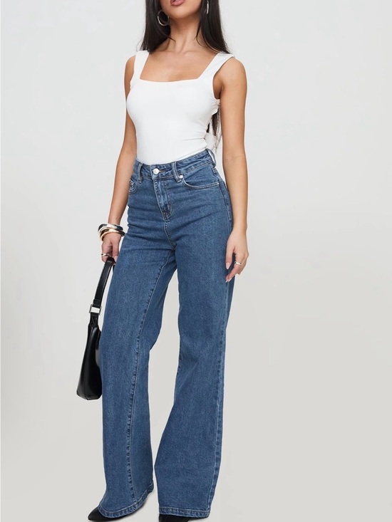 Denim - Princess Polly high waist flare jeans